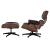 Grayson PU Lounge Chair w/Ottoman