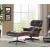 Grayson PU Lounge Chair w/Ottoman
