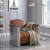 Easton PU Accent Chair, Aluminium Frame