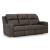Lavenhorne Faux Leather Reclining Sofa w/Drop Down Table