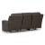 Lavenhorne Faux Leather Reclining Sofa w/Drop Down Table