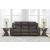 Lavenhorne Faux Leather Reclining Sofa w/Drop Down Table