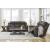 Lavenhorne Faux Leather Reclining Sofa w/Drop Down Table