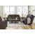 Lavenhorne Faux Leather Reclining Loveseat w/Console
