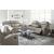 Lavenhorne Faux Leather Reclining Sofa w/Drop Down Table