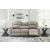 Lavenhorne Faux Leather Reclining Sofa w/Drop Down Table