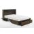 Ranchero Wood Murphy Cabinet Bed w/Mattress