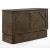 Ranchero Wood Murphy Cabinet Bed w/Mattress