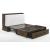 Ranchero Wood Murphy Cabinet Bed w/Mattress