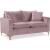 Naomi Velvet Loveseat