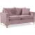 Naomi Velvet Loveseat