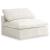 Cozy Velvet Modular Fiber Filled Comfort Overstuffed Armless Chair