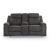 Brysonview Double Reclining Loveseat | Charcoal with Console