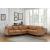 Harper Leather/Split L-Shape Corner Sectional Sofa
