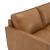 Harper Leather/Split L-Shape Corner Sectional Sofa