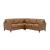 Harper Leather/Split L-Shape Corner Sectional Sofa