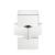 Meria 80272 Mirrored End Table