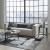 Capri Round Glass/Metal End Table