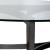 Capri Round Glass/Metal Cocktail Table