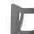 Capri Demilune Glass/Metal Sofa Table