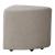 Capri Triangular Fabric Ottoman w/Casters