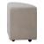 Capri Triangular Fabric Ottoman w/Casters