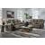 Lowilla Faux Leather Double Reclining Living Room Set with Console