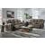 Lowilla Faux Leather Double Reclining Living Room Set with Console
