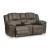Lowilla Faux Leather Double Reclining Living Room Set with Console