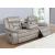 Greer Leatherette Tufted Back Motion Sofa