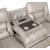 Greer Leatherette Tufted Back Motion Sofa