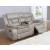 Greer Leatherette Tufted Back Glider Loveseat
