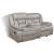 Greer Leatherette Tufted Back Glider Loveseat