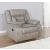 Greer Leatherette Tufted Back Glider Recliner