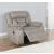 Greer Leatherette Tufted Back Glider Recliner