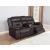 Greer Leatherette Tufted Back Glider Loveseat