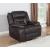 Greer Leatherette Tufted Back Glider Recliner