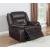 Greer Leatherette Tufted Back Glider Recliner