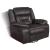 Greer Leatherette Tufted Back Glider Recliner