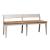 Farmhouse Round Wood Extendable Dining Set – Rustic