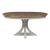 Farmhouse Reimagined Round Wood Extendable Dining Table