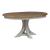 Farmhouse Round Wood Extendable Dining Set – Rustic
