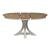 Farmhouse Reimagined Round Wood Extendable Dining Table