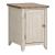 Farmhouse Reimagined Rectangular Wood 1-Door Chairside Table w/Charging Station