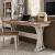 Farmhouse Reimagined Rectangular Wood Flip Lid Sofa Table