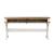 Farmhouse Reimagined Rectangular Wood Console Bar Table w/Charging Station