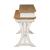 Farmhouse Reimagined Wood Console Bar Table with 3 Stools