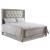 Navara Panel Bed w/Lighting, Queen Size