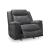 Status Check Faux Leather Rocker Recliner