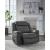 Status Check Faux Leather Rocker Recliner
